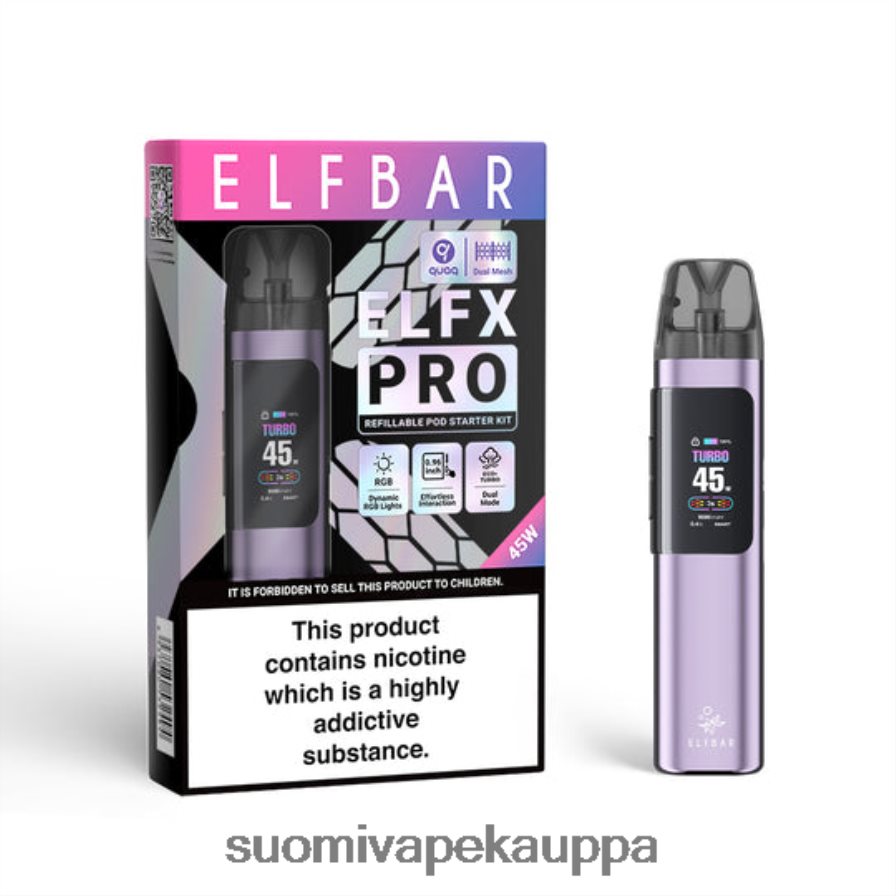 violetti X446H22 ELFBAR ELFX Pro Avaa POD -laite