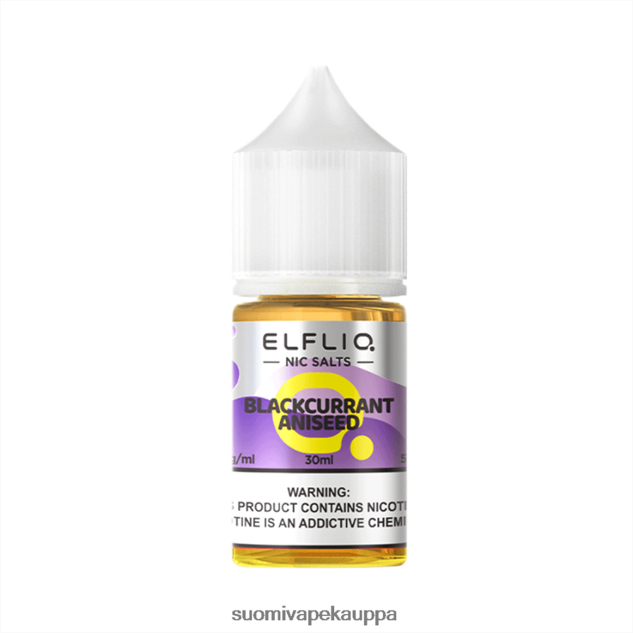 mustaherukan aniset X446H29 ELFBAR ELFLIQ NIC -suola 30ml