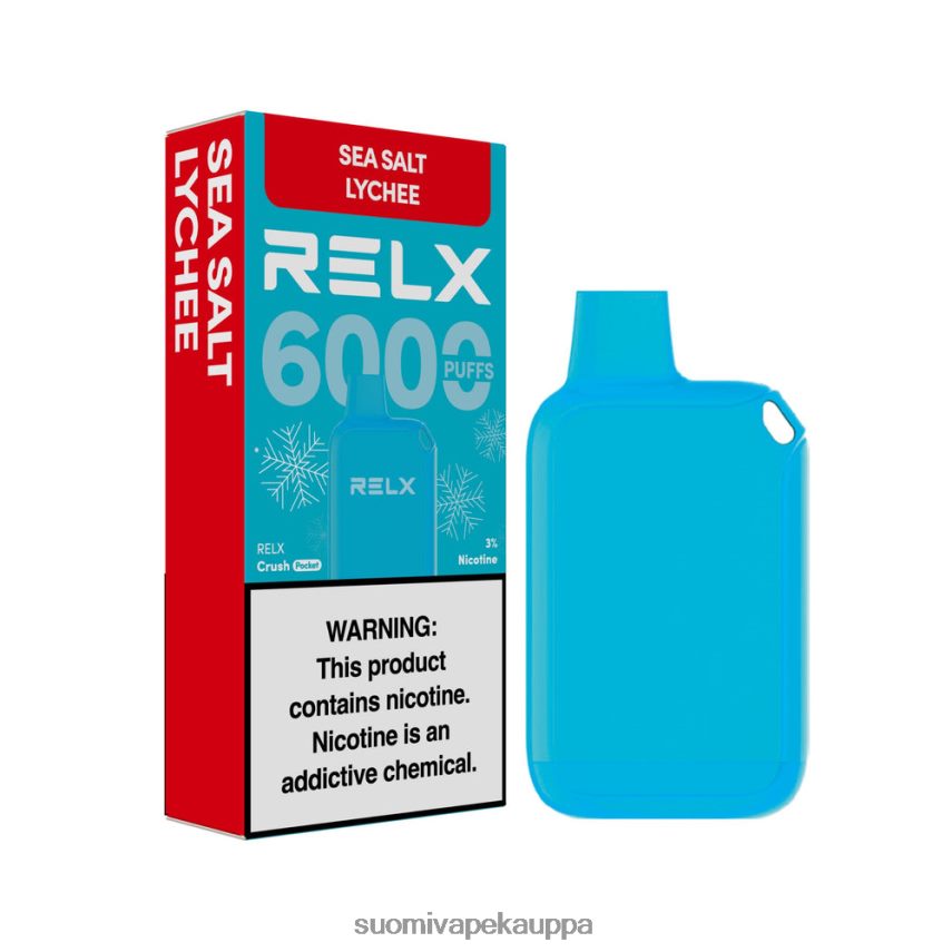 Vape Nesteet - RELX Crush Pocket 6000 jäätä merisuolalitsi T062N214