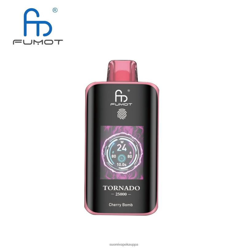 Vape Kauppa - kirsikkapommi Fumot Tornado 25000 kertakäyttöistä höyryä 0F8FV4