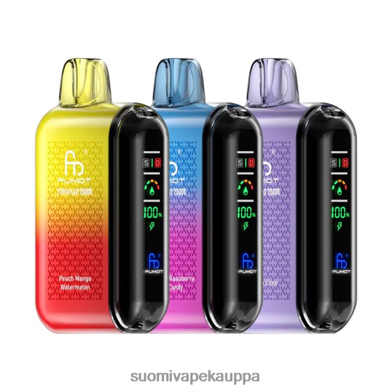 Vape Suomi - yksinomainen Fumot Tornado 20000 kertakäyttöinen vape 0F8FV17
