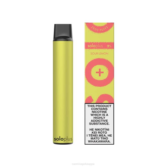 Vape Kauppa - Solo Plus kertakäyttöinen vape X4V436 hapan sitruuna