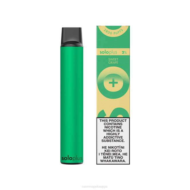 Vape Kauppa - Solo Plus kertakäyttöinen vape paradise -kokoelma X4V440 makea rypäle