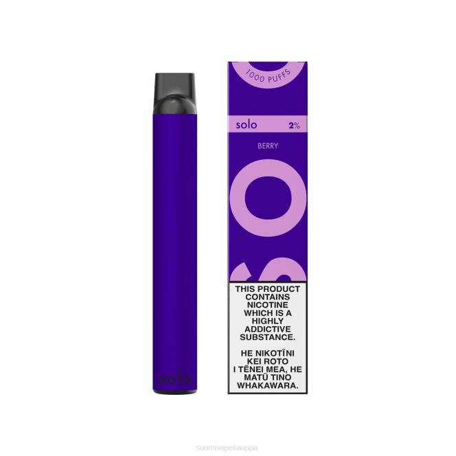 Vape Kauppa - Solo kertakäyttöinen vape X4V416 marja