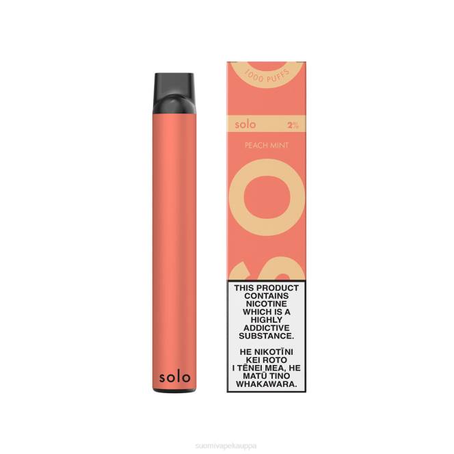 Vape Nesteet - Solo kertakäyttöinen vape X4V46 persikka minttu