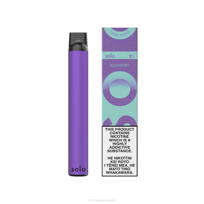 Vape Nesteet - Solo kertakäyttöinen vape paradise -kokoelma X4V422 karhunvatukka