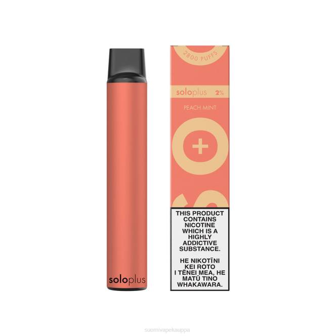 Vape Netistä - Solo Plus kertakäyttöinen vape X4V423 persikka minttu