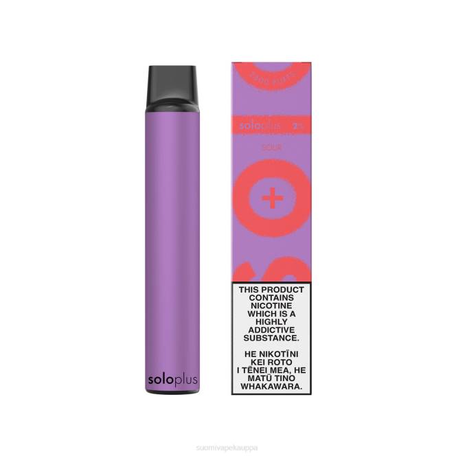 Vape Suomi - Solo Plus kertakäyttöinen vape X4V425 hapan