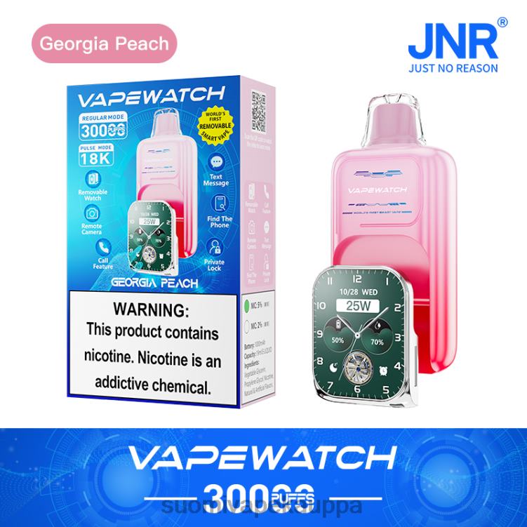 JNR vape kello georgia persikka P82ZF3 | Vape Box