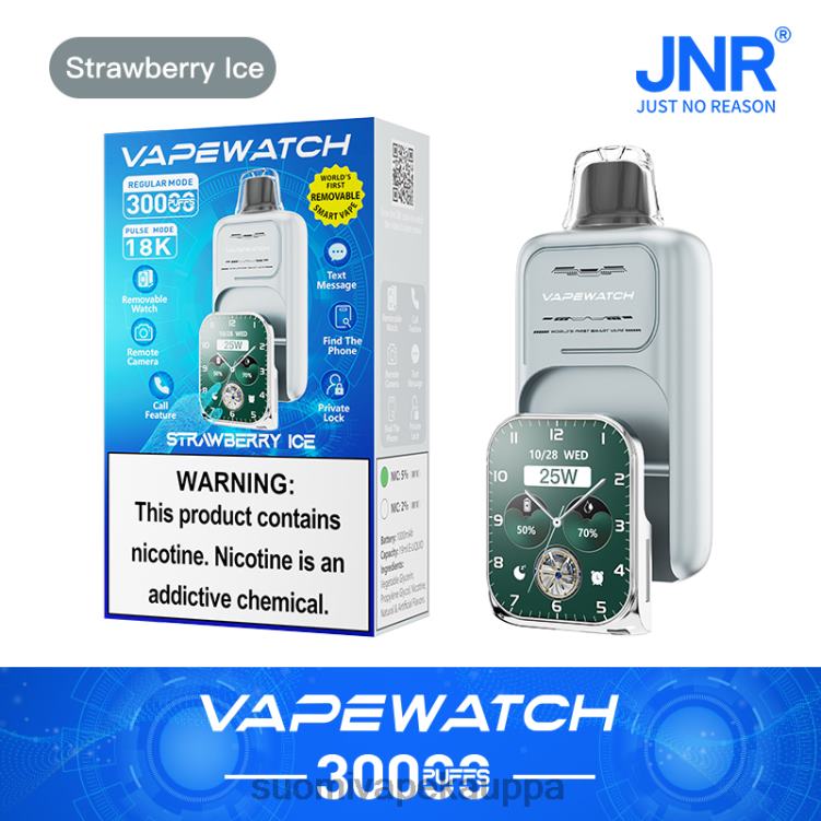 JNR vape kello mansikka jäätä P82ZF10 | Vape Kauppa