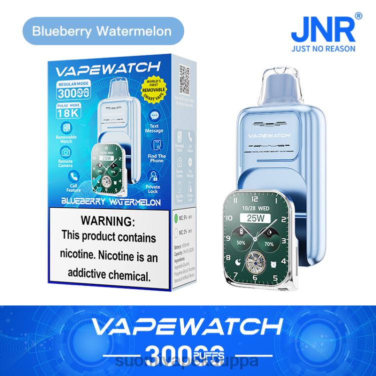 JNR vape kello mustikka vesimeloni P82ZF4 | Vape Netistä