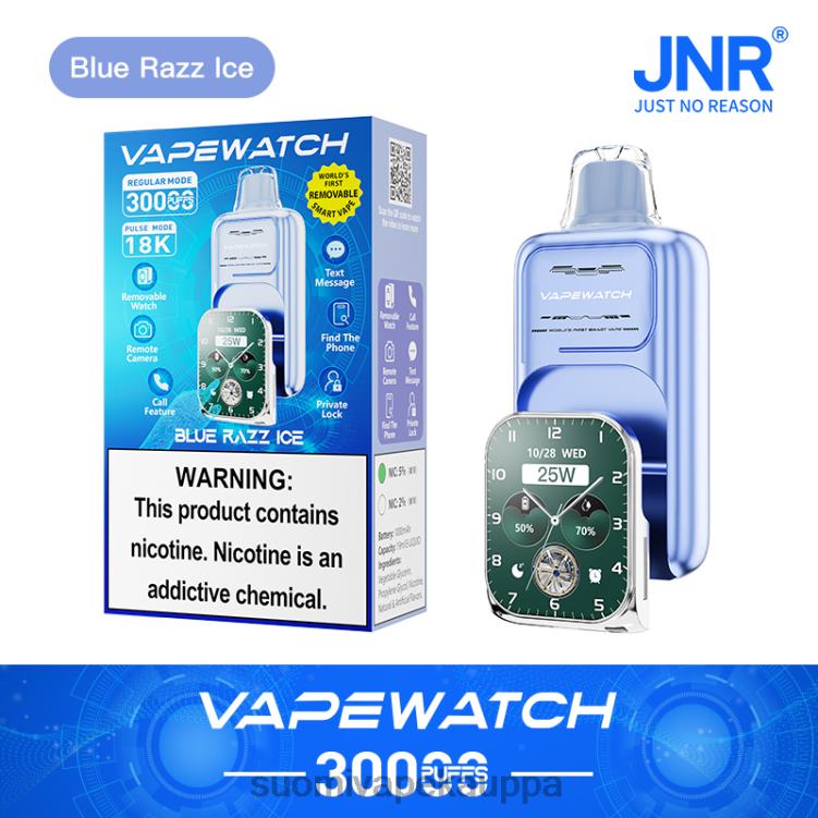 JNR vape kello sininen razz-jää P82ZF11 | Vape Suomi