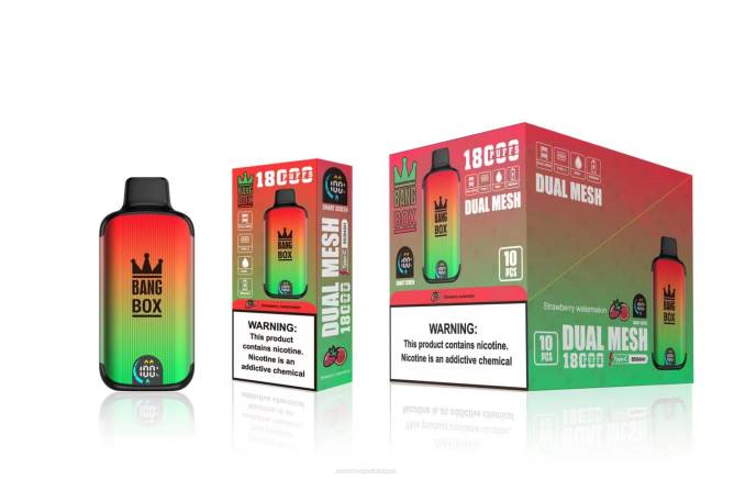 Vape Kauppa - Bang Box 18 000 suihketta TZ4V88 mansikka vesimeloni
