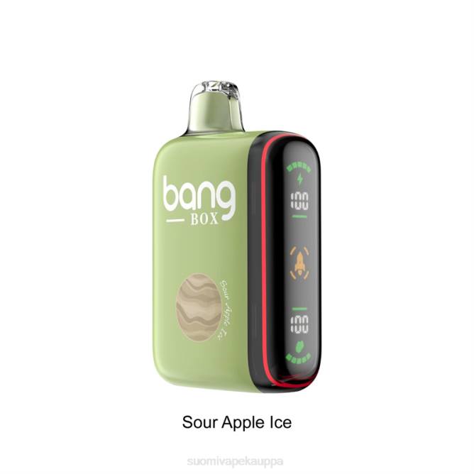 Vape Kauppa - Bang Box 9000-18000 puhalluksen älykäs tehonäyttö TZ4V28 hapan omenajää