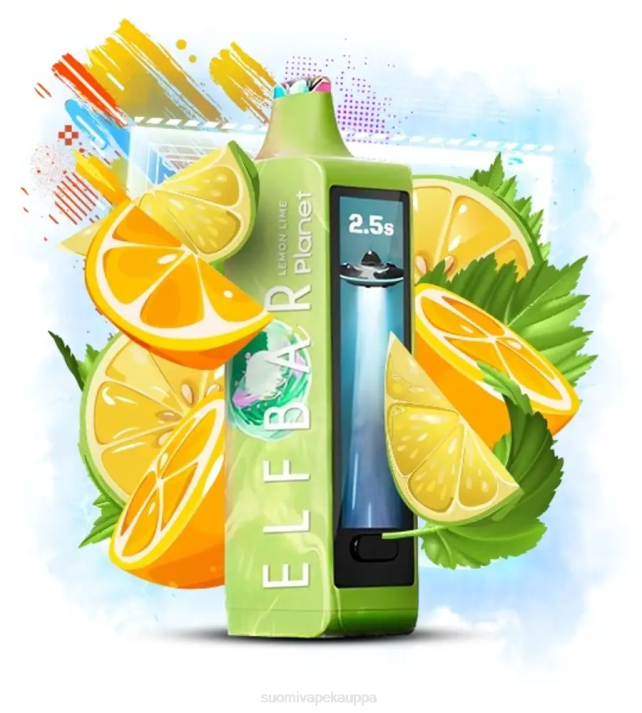 Vape Kauppa - Elf Bar Planet 25 000 sitruuna lime 424016