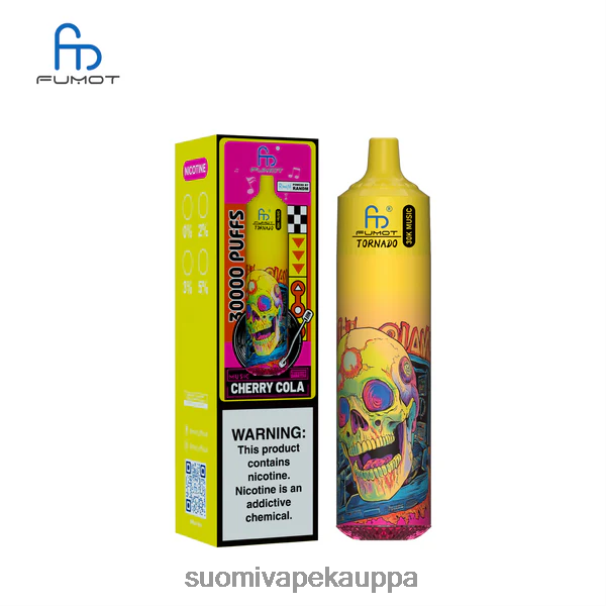 Vape Kauppa - Fumot Tornado 30k musiikkia kirsikka cola X0RZ68