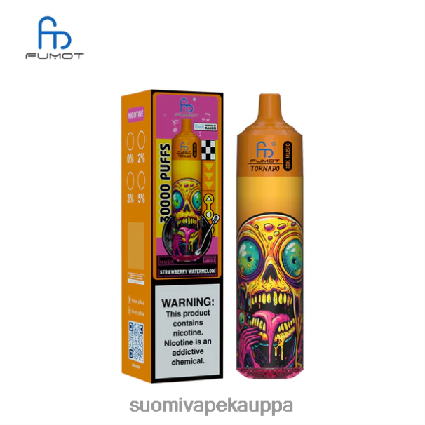 Vape Kauppa - Fumot Tornado 30k musiikkia mansikka vesimeloni X0RZ628