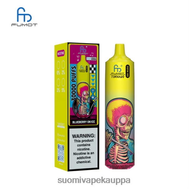 Vape Kauppa - Fumot Tornado 30k musiikkia mustikka jäällä X0RZ64