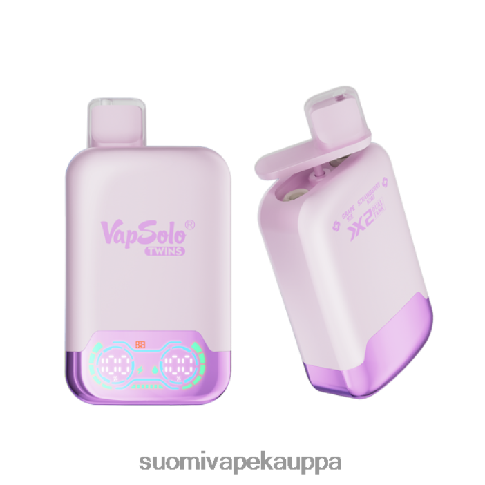 Vape Kauppa - Vapsolo TWINS kertakäyttöinen vape rypälejää ja mansikkakiivi 4FZ6140
