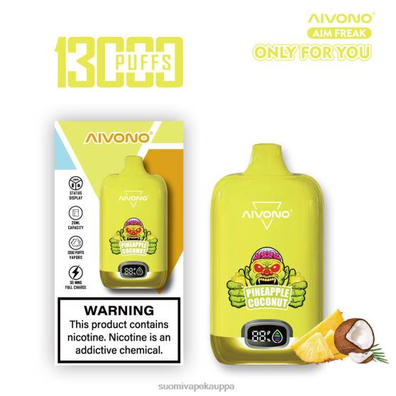 Vape Kauppa - ananas kookos Aivono AIM FREAK 13 000 0B8L248