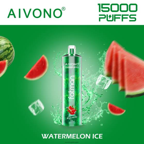 Vape Kauppa - vesimeloni jäätä Aivono FATMAN 15 000 0B8L12