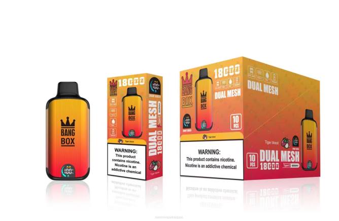Vape Nesteet - Bang Box 18 000 suihketta TZ4V94 tiikerin verta
