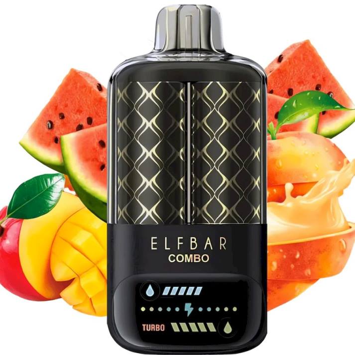 Vape Nesteet - Elf Bar Combo 25 000 persikka mango & vesimeloni 42406