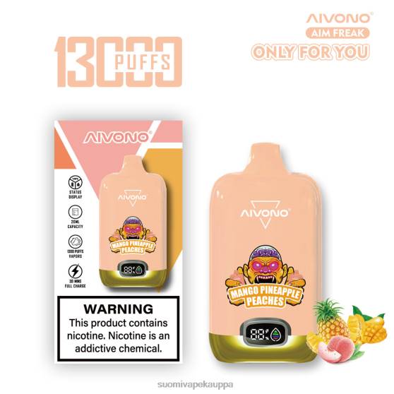 Vape Nesteet - mango-ananaspersikat Aivono AIM FREAK 13 000 0B8L250