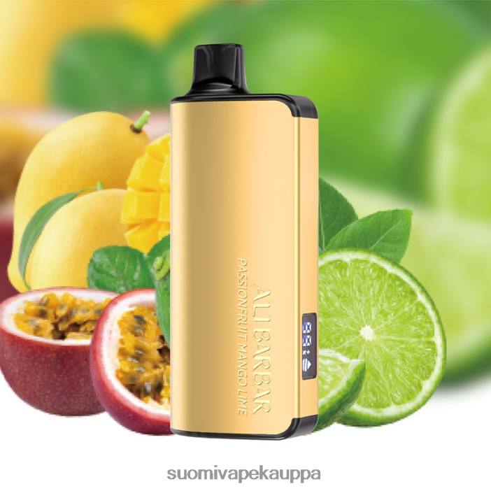 Vape Netistä - Alibarbar Ingot 20000 kertakäyttöinen vape passionhedelmä mango lime 4FZ639
