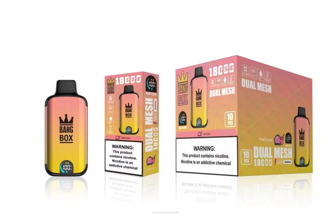 Vape Netistä - Bang Box 18 000 suihketta TZ4V91 persikkamehu