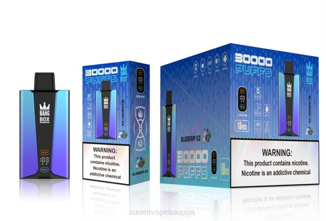 Vape Netistä - Bang Box 30 000 puhalluksen älynäyttö TZ4V79 mustikka jäätä