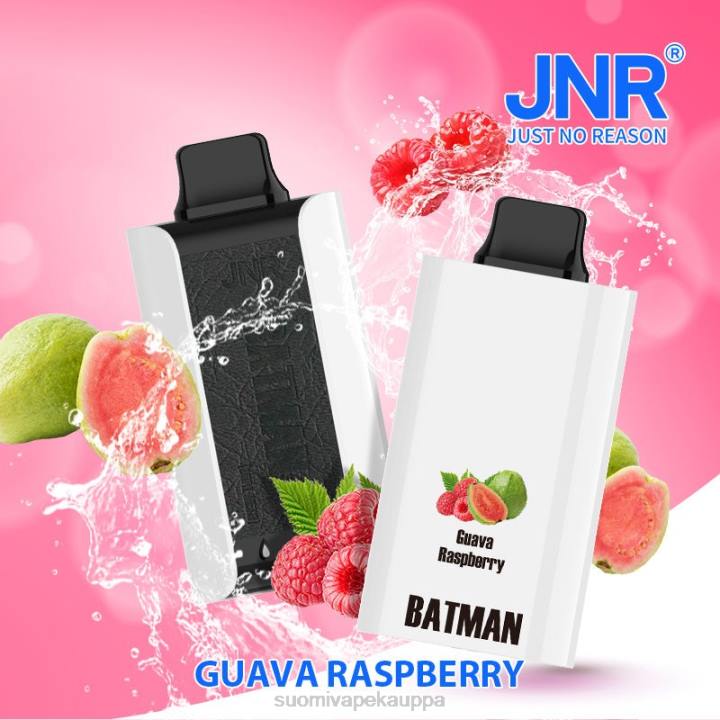 Vape Netistä - JNR BATMAN 11 000 guava vadelma 80PR3