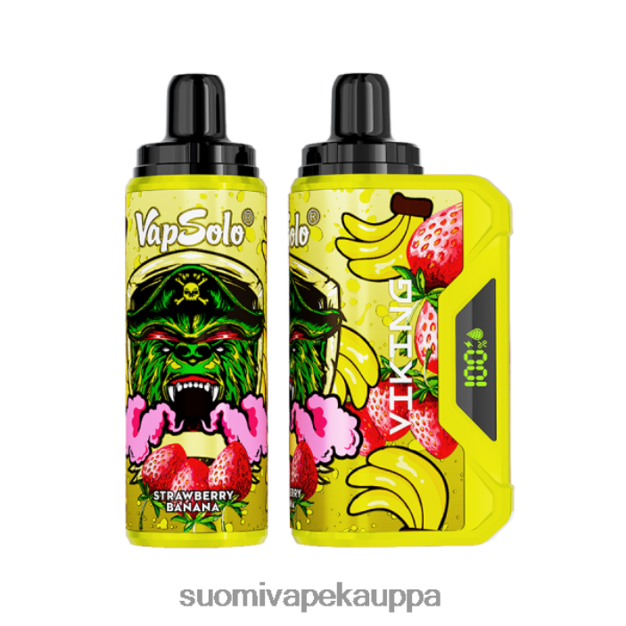 Vape Netistä - Vapsolo VIKING kertakäyttöinen vape mansikka banaani 4FZ6155