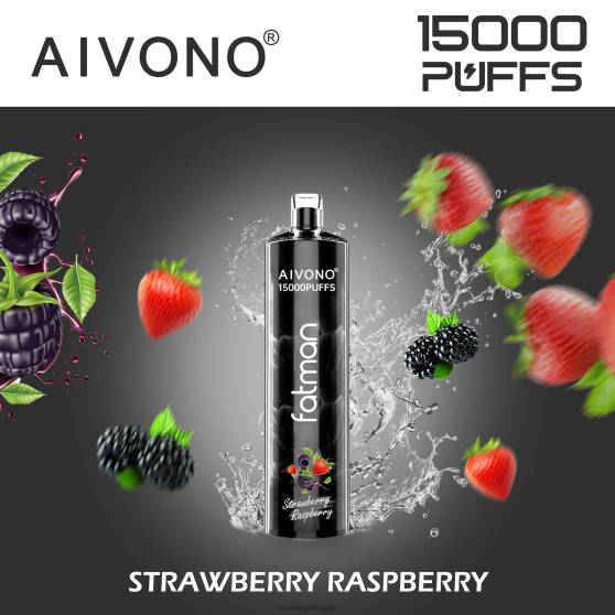Vape Netistä - mansikka vadelma Aivono FATMAN 15 000 0B8L15