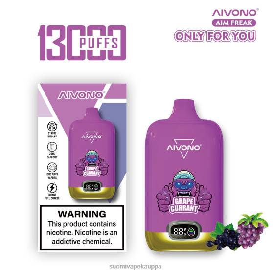Vape Netistä - rypäleherukka Aivono AIM FREAK 13 000 0B8L251