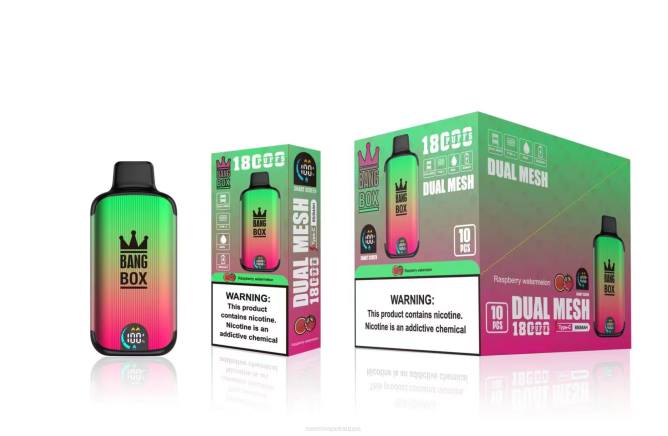 Vape Suomi - Bang Box 18 000 suihketta TZ4V97 vadelma vesimeloni