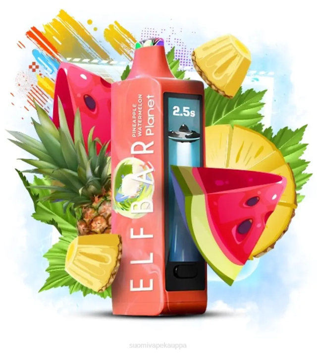 Vape Suomi - Elf Bar Planet 25 000 ananas vesimeloni 424025