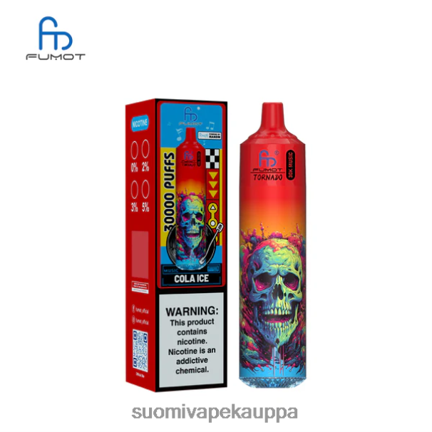Vape Suomi - Fumot Tornado 30k musiikkia cola jäätä X0RZ69