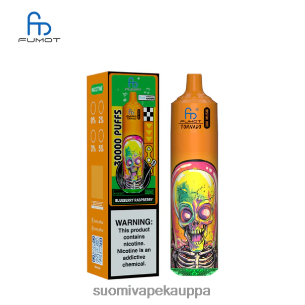 Vape Suomi - Fumot Tornado 30k musiikkia mustikka vadelma X0RZ65
