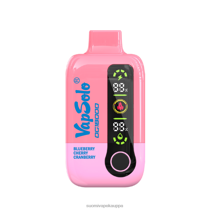 Vape Suomi - mustikka kirsikka karpalo 020P1 VapSolo dg18000