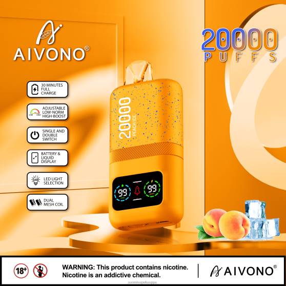 Vape Suomi - persikkajäätä Aivono AIM magic 20 000 0B8L85