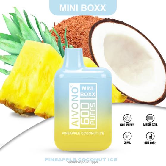 Vape Nesteet - ananas kookosjää Aivono AIM MINI BOXX 600 0B8L238