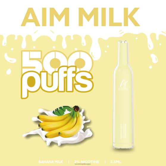Vape Netistä - banaani maitoa Aivono AIM MILK 500 0B8L275