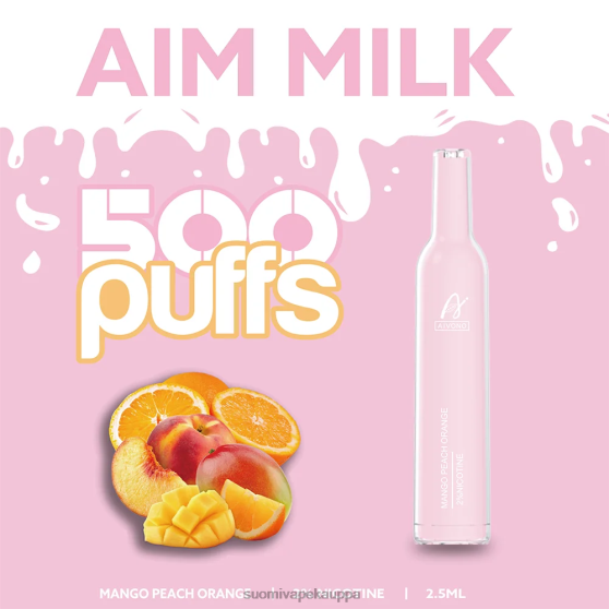 Vape Suomi - mango persikka appelsiini Aivono AIM MILK 500 0B8L269