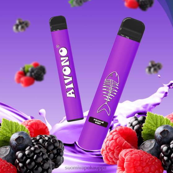 Vape Suomi - sekoitettu marja Aivono AIM FISHBONE 600 0B8L285