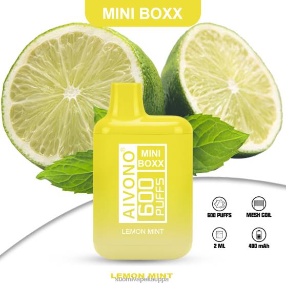Vape Suomi - sitruuna minttu Aivono AIM MINI BOXX 600 0B8L233