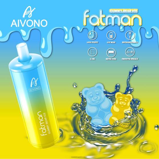 Vape Kauppa - kumikarhujää Aivono FATMAN 6800 0B8L32