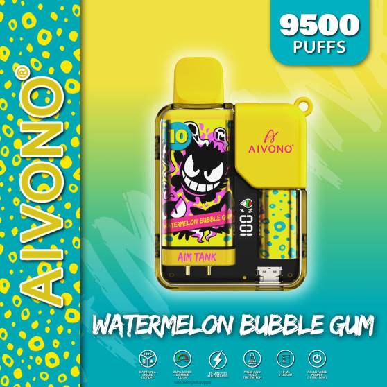Vape Kauppa - vesimeloni purukumia Aivono AIM TANK 9500 0B8L44