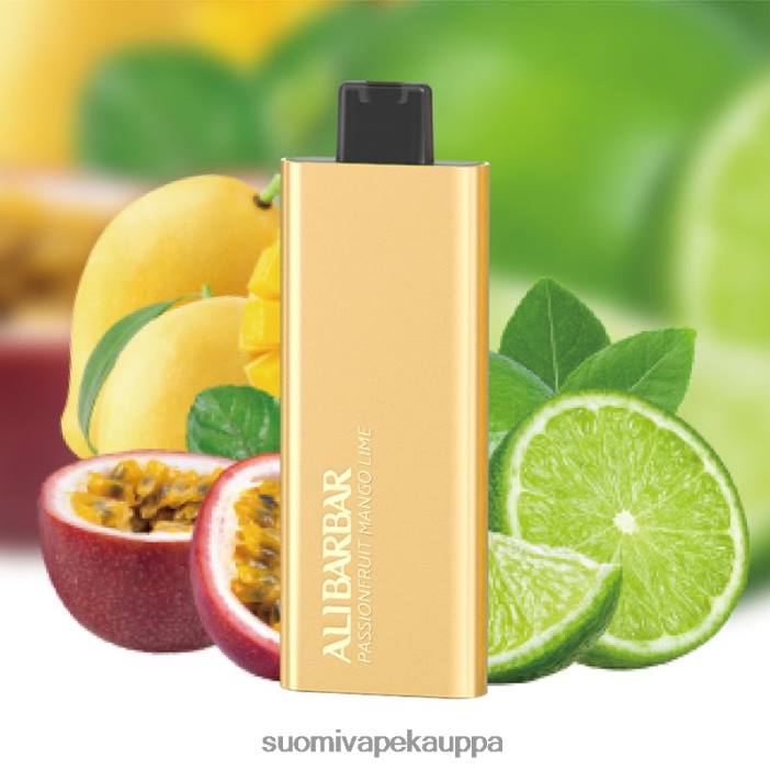 Vape Nesteet - Alibarbar Pandora 7000 kertakäyttöinen vape passionhedelmä mango lime 4FZ658