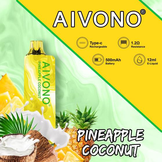 Vape Nesteet - ananas kookos Aivono AIM GUN 7000 0B8L106